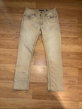 BKE Jake Straight Men’s Jeans – Tan/Khaki
